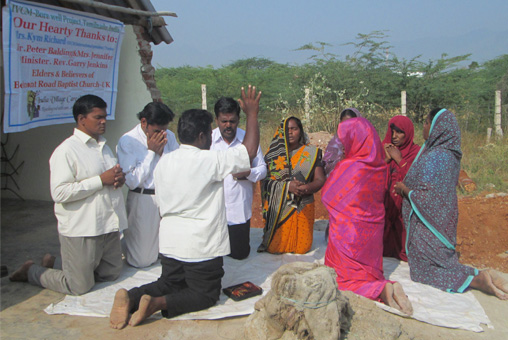 Thanksgiving prayer for new bore well