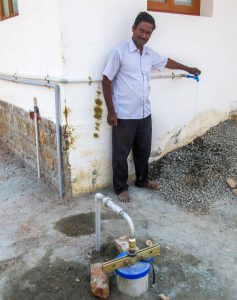 Second village gets new bore well