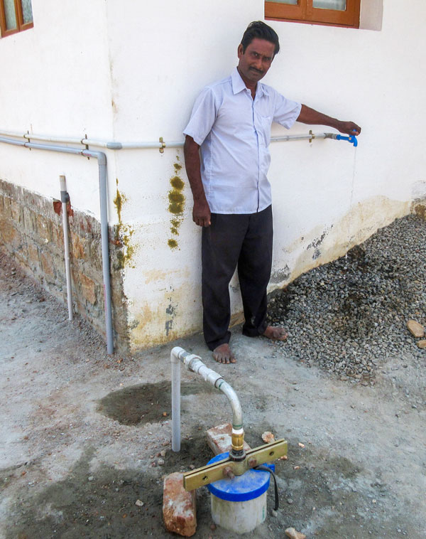 Second village gets new bore well