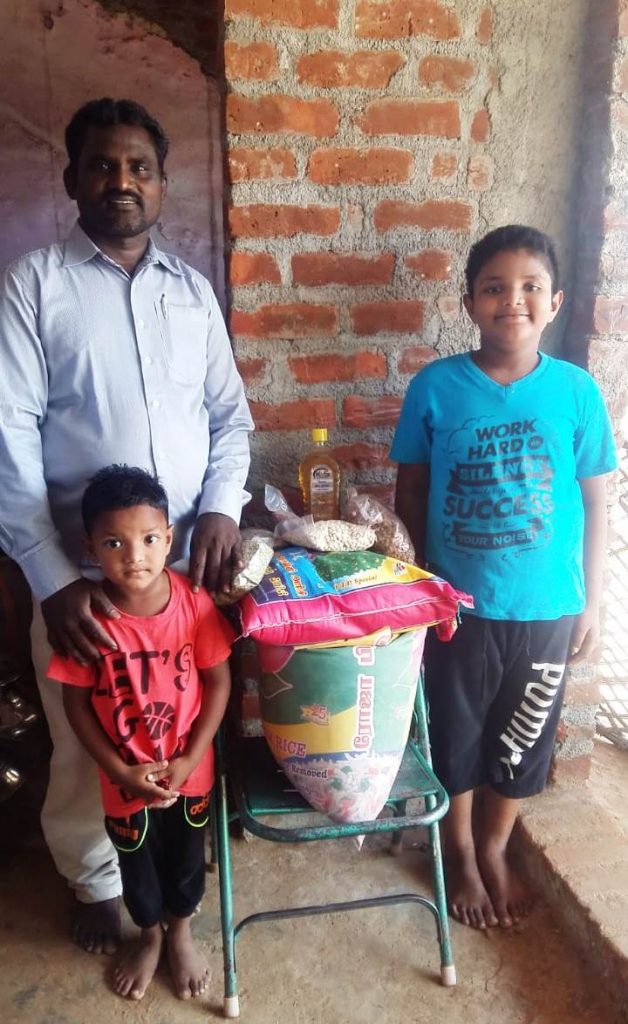 Food help to poor pastor family